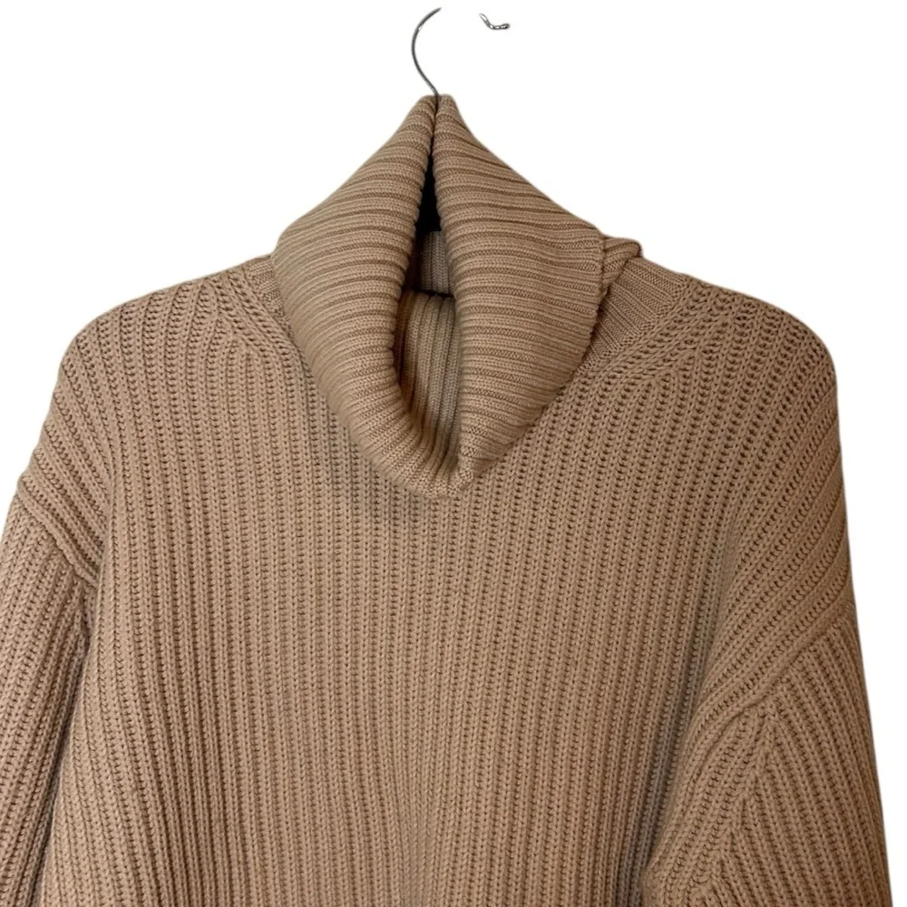 Aritzia Babaton Guell Sweater- neutral Merino Wool Turtleneck- Size Small - Picture 7 of 13